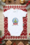 2-Piece New Year Themed Printed Baby Bodysuit Set (100% Cotton) - 2
