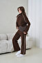 Women's Turtleneck Sweater Pants Two-Piece Knitwear Set - 3