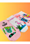 4-Piece Special Series Happy Colorful Flamingo Patterned Socks Fun Comfortable Stylish Design Style Socks - 8