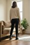 Black Zippered Pointed Toe Square Heel Women's Short Boots - 5