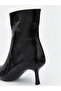 Leather Look Women's Heeled Boots - 6