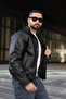 Old Money Culture Oversized Quilted Thick Leather Jacket