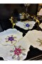 Colorful Stone Design 6-Piece Coffee Presentation Napkins, Stone Cocktail Napkins, Presentation Holder, Pearl Napkin - 8