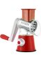 Drum Cheese Grater RF12098, 3-in-1 Rotary Shredder Slicer Grinder - 6