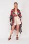 An4012 Marine Geometric Pattern Poncho - 7