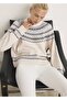 Jacquard Round Neck Sweater - 7