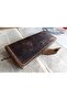 Cutting to Stitching Fully Handcrafted Real Leather Wallet 12 Cards 2 Compartments Space (19.4Cm*8.5Cm) Nul5 - 6