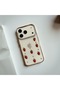iPhone 14 (6.1 Inch) Compatible Silvery Transparent Stone Silicone Case