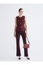 Vizyon New Season Crew Neck Belted Women's Vest - 2