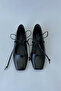 Women's Lace-Up Ballet Flats - 6