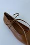 Women's Lace-Up Ballet Flats - 8