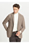 Slim Fit Beige Men's Jacket Ace004261241_Bej - 3