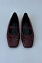 Women's Patent Leather Elastic Ballerina Shoes Fame - 4