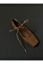 Women's Lace-Up Ballet Flats - 6