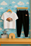 Sweatshirt Tshirt Combination with Print 100% Cotton Fancy Trend