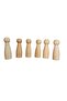 Handmade 6-Piece Peg Painting - 3