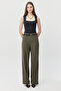 Women's Slim Belted Loose Pants - 6