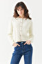 Women's Crew Neck Knitwear Cardigan
