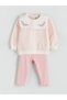 Baby Collar Baby Girl Sweatshirt and Leggings
