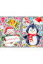 New Year Themed Large Glass and Wall Sticker Set (44X30 cm 2 Pieces) - 2