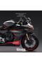 ملصق CFMOTO 450SR للغطاء الأمامي للرأس، طقم جاهز بنمط البرق الأحمر - 4