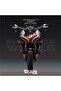 ملصق CFMOTO 450SR للغطاء الأمامي للرأس، طقم جاهز بنمط البرق الأحمر - 3
