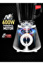 BL3507 2in1 Blender & Ice Crusher 600W, 1.5L Glass Jar, SS Housing, 5-Speed, 2Y Warranty - 5