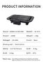 Electric Barbecue Grill 2200W SK-3574 Black - 7