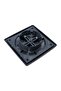 6462 Square Movable Aspirator Chimney Cover Wall Vent Adjustable (Smoked) - 3