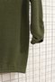 Women's Plus Size Striped Crew Neck Drawstring Sleeve Detailed Transitional Mother Blouse - 7