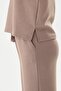 Women's Modal Fabric Comfortable Fit Tracksuit Set A.Brown 8509-A.K - 7