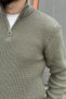 Men'S, Half-Zip, Stand Collar, Winter, Knitwear Knitted, Old Money Culture, Sweater Pltk06 - 5
