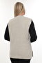 Women's Knitwear Pocketed Winter Thick Patterned Mother's Vest - 4
