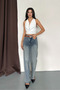 D98 Straight Fit Vintage Jean Palazzo Pants - 4