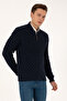 Men's Navy Blue Knitwear Cardigan 50308216-Vr033 - 3