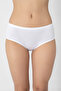 Pack of 3 White 100% Cotton Corded Fabric Bato Slip Panties - 2