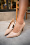 Shia Nude Leather Women's Heeled Shoes - 2