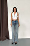 D98 Straight Fit Vintage Jean Palazzo Pants - 7