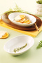 Bellis 2 Piece 15 cm Boat Plate