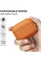 Tree Texture TPU Case for AirPods Pro 3 2025, with Hand Strap & Cleaner Pen Orange - 2