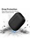 For AirPods Pro 3 Case 2025,Tree Texture Soft TPU Airpods Case,with Hand Strap Cleaner Pen,Black - 5