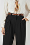 Belted Hijab Pants 6696 Black - 2