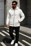Men's Trend Winter White Oversized Sweatshirt