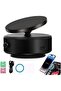 Magnetic Car Phone Holder - 360° Adjustable Dashboard Mount, Strong Lock Base (AF12 Black)