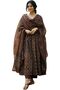 Women's A-Line Kurta with Print, Kurta Set with Pants and Dupatta
