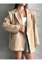 Women's New Season Design Tie-Detail Jacket Beige - 8