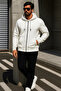 Men's Trend Winter White Oversized Sweatshirt - 3