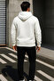 Men's Trend Winter White Oversized Sweatshirt - 5
