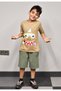 Boys Printed T-shirt Shorts Set - 2