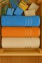 100% Organic Cotton Milano Premium Antibacterial 50X100 cm 3-Piece Hand and Face Towel Set - 2